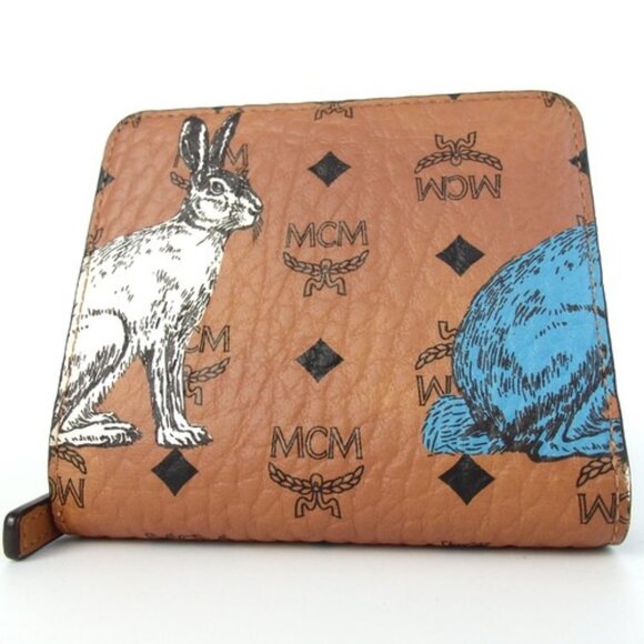 Authentic MCM 10111908 wallet PVC/leather [Used] - Picture 1 of 14